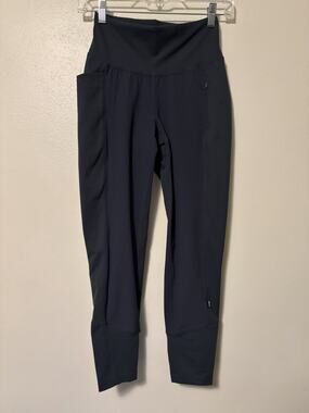REI Co-op Leggings Women’s XS Blue Ankle Pockets Athletic Hiking Running Pants